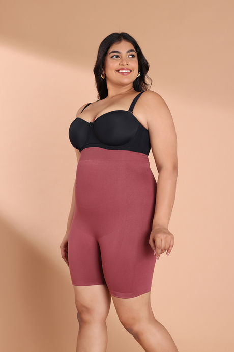 Zivame All Day Seamless Highwaist Thigh Shaper - Wild Ginger — image 9
